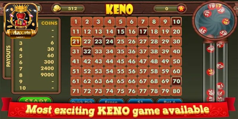 Lý do con game Keno lại hot đến vậy?