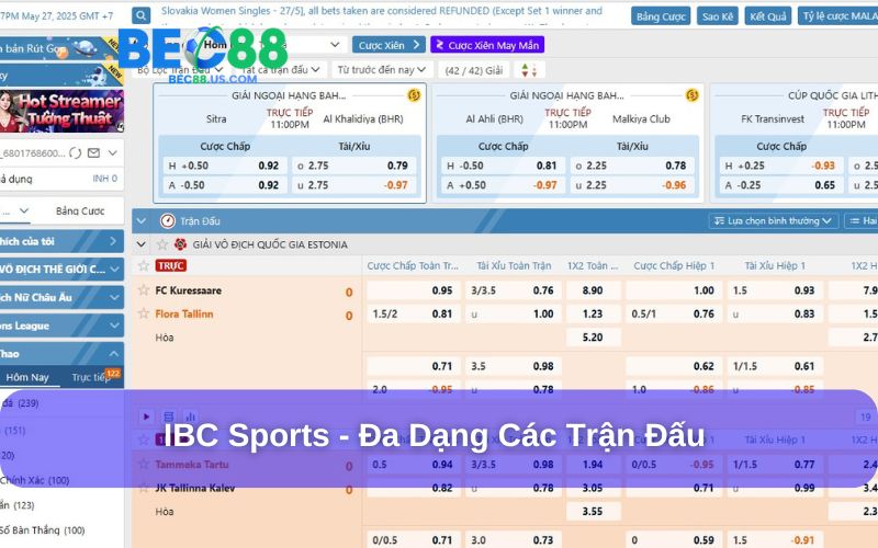 Các điểm nổi bật khi chơi cá cược thể thao tại Bec88 Các điểm nổi bật khi chơi cá cược thể thao tại Bec88